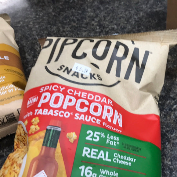 Pipcorn Snack Spicy Cheddar