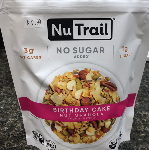 Nu Trail Birthday Cake Granola