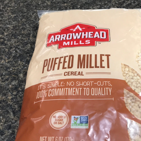 ArrowHead Mills Puffed Millet Cereal