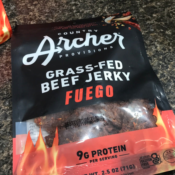 Country Archer Grass-Fed Beef Jerky