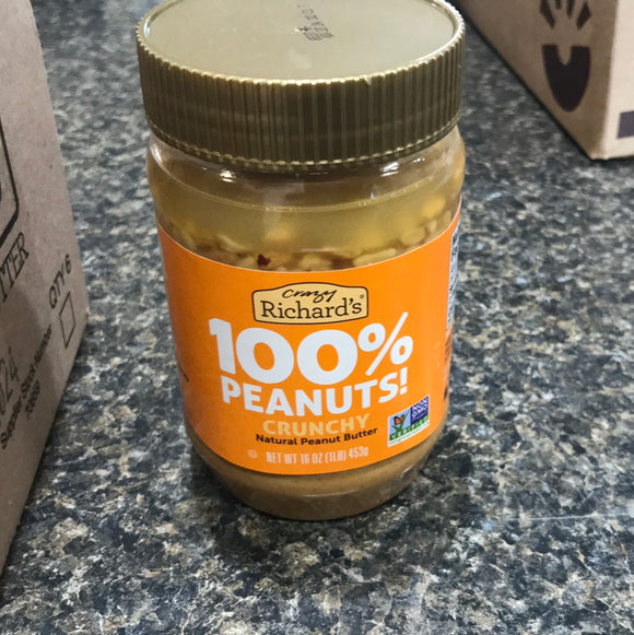 Crazy Richard’s 100% Peanut Butter