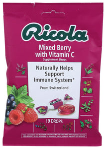 Ricola Mixed Berry Cough Drops 19 pcs