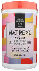 Natreve Vegan Protein Powder Plain