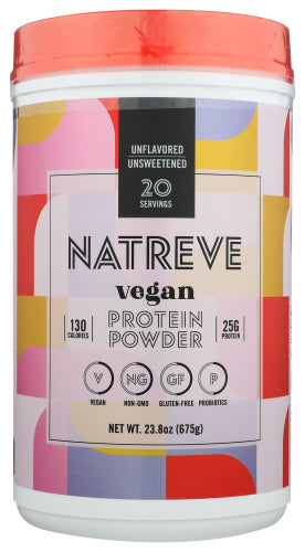 Natreve Vegan Protein Powder Plain