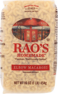 Rao's Elbow Macaroni Pasta 16 Oz