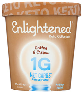 Coffee and Cream Keto Ice Cream Enlightened