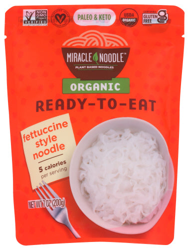 Miracle Noodle Fettuccine Pasta Ready to Eat