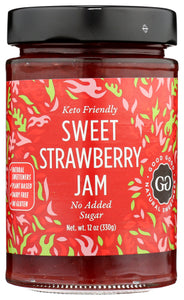 Good Good Sweet Strawberry Jam 12 Oz