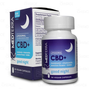 Med Terra Goodnight CBD+ Melatonin Capsules