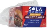 Sola Hamburger Buns Golden Wheat