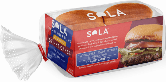 Sola Hamburger Buns Golden Wheat