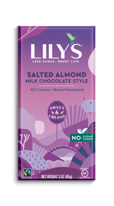 Lily's Sweets Salted Almond Milk Chocolate Style