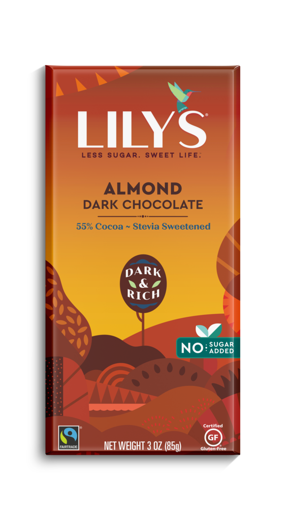 Lily's Sweets Almond Dark Chocolate