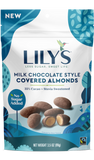 Lily's Sweets Milk Chocolate Style Covered Almonds
