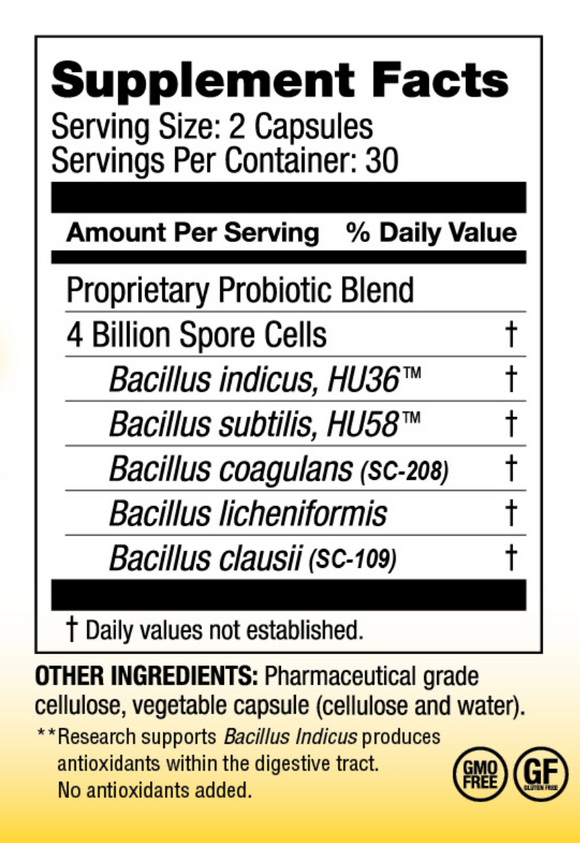 MEGAsporebiotic 60 Capsules