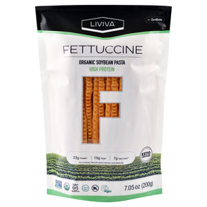 Organic Soybean Fettuccine Pasta Liviva
