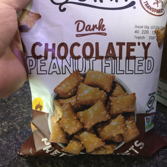 Quinn Dark Chocolate Peanut Filled Pretzel Nuggets