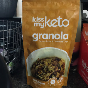 Kiss My Keto Granola Peanut Butter & Chocolate Chips