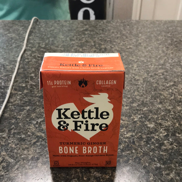 Kettle & Fire Bone Broth Turmeric Ginger