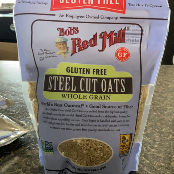 Bob’s Red Mill Gluten Free Steel Cut Oats Whole Grain
