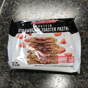 Protein Strawberry Toaster Pastry